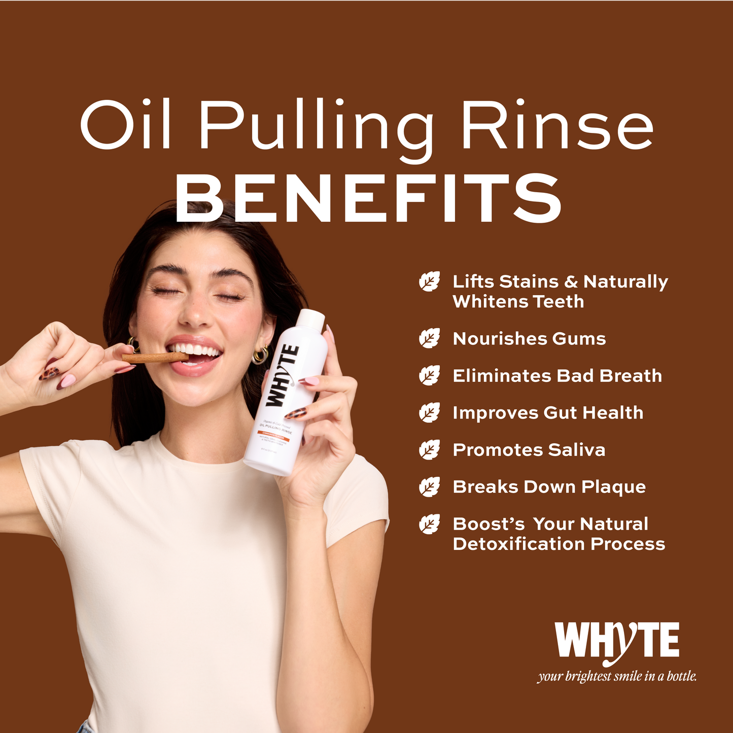 Cinnamon Oil Pulling Rinse