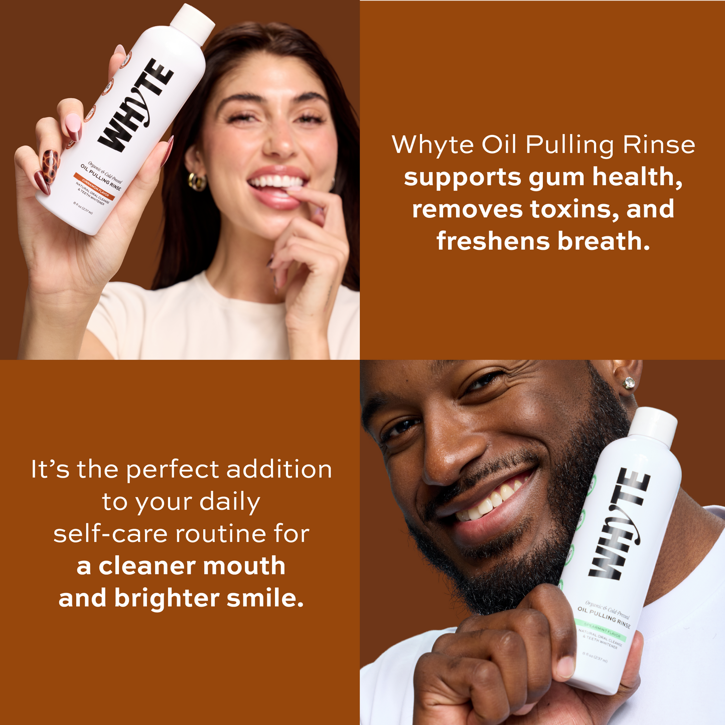 Cinnamon Oil Pulling Rinse