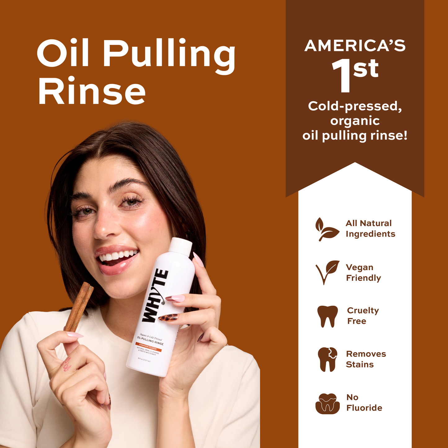 Cinnamon Oil Pulling Rinse