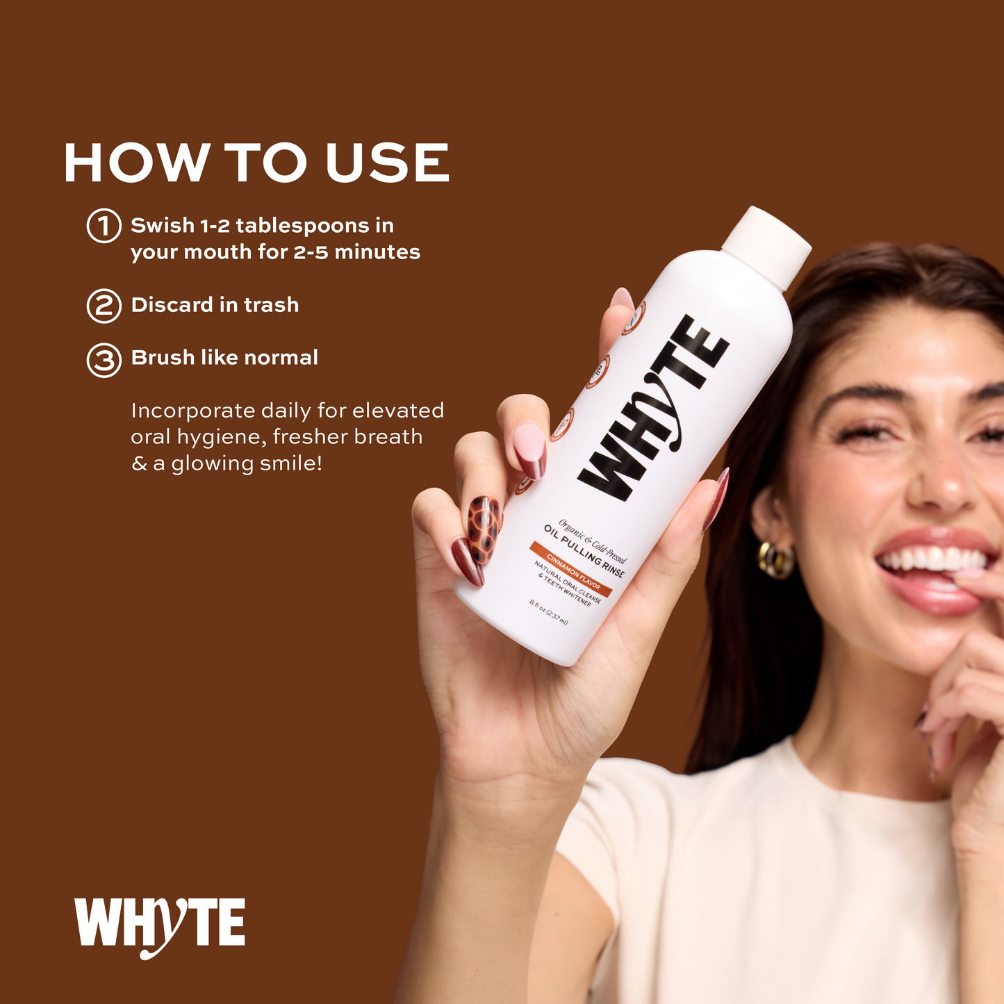 Cinnamon Oil Pulling Rinse