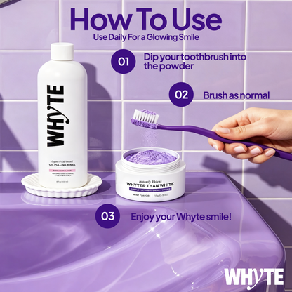 Purple Teeth Whitening Powder