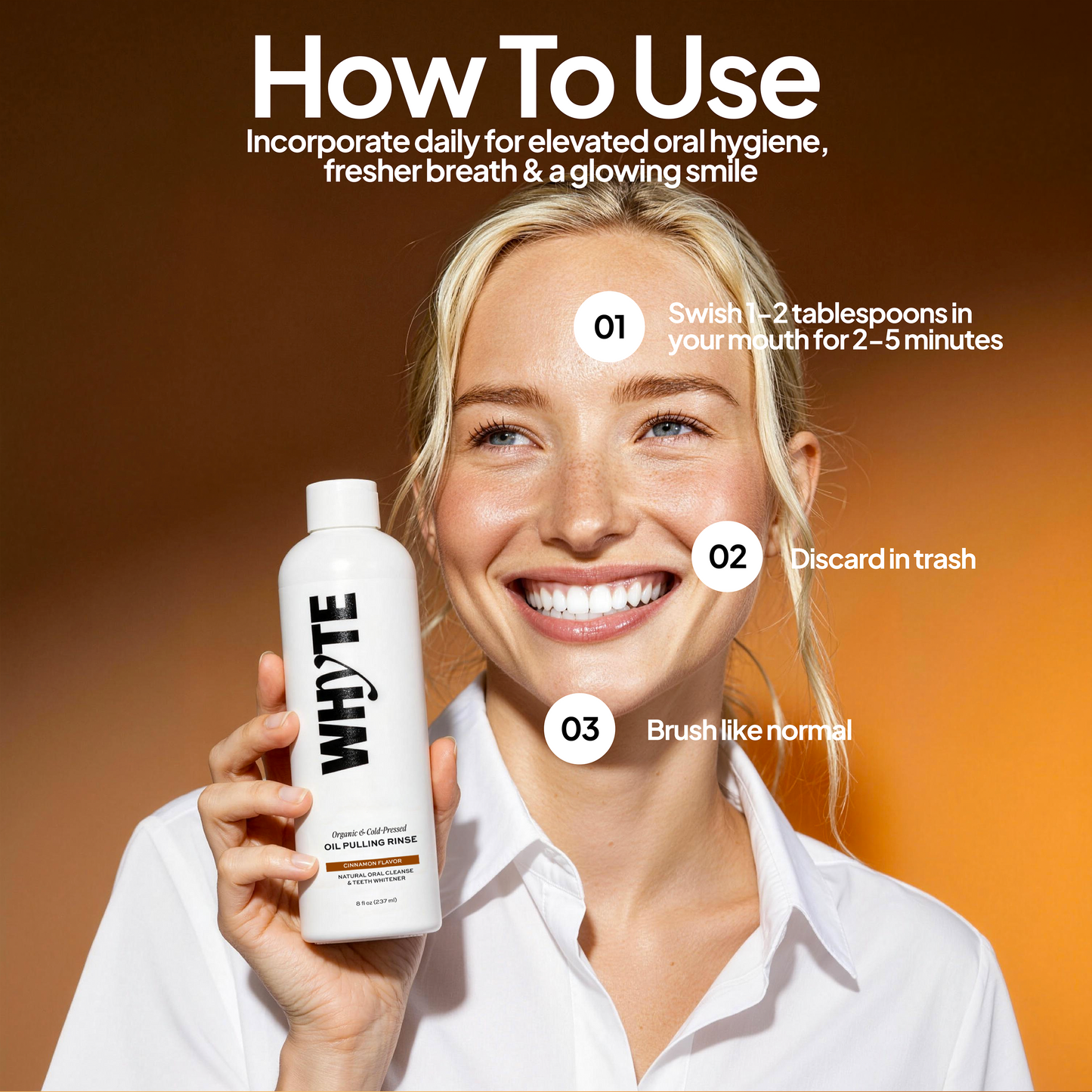 Cinnamon Oil Pulling Rinse