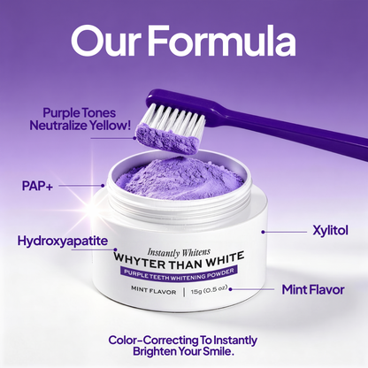 Purple Teeth Whitening Powder