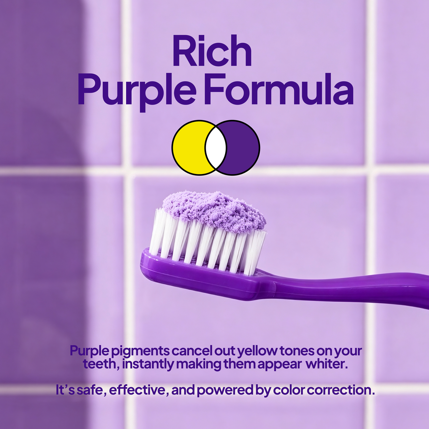 Purple Teeth Whitening Powder