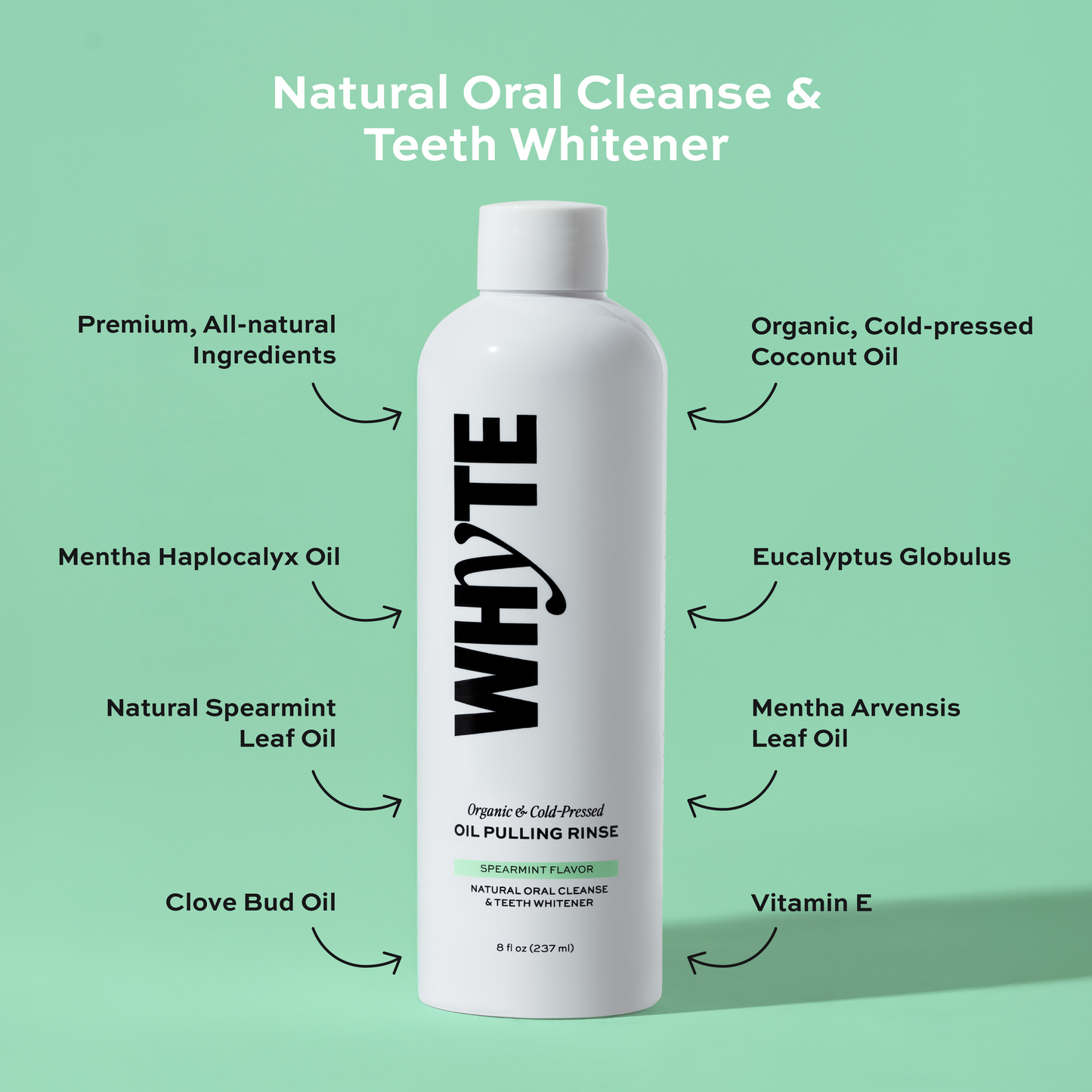Spearmint oil pulling rinse + mini(travel size)
