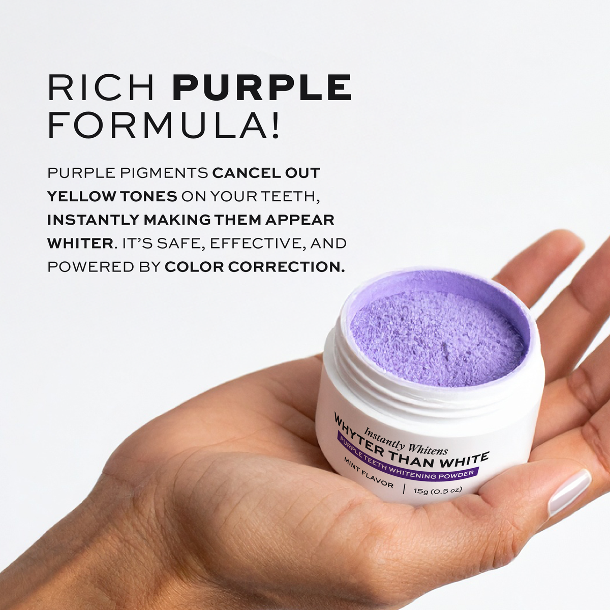 Purple Teeth Whitening Powder – WHYTE