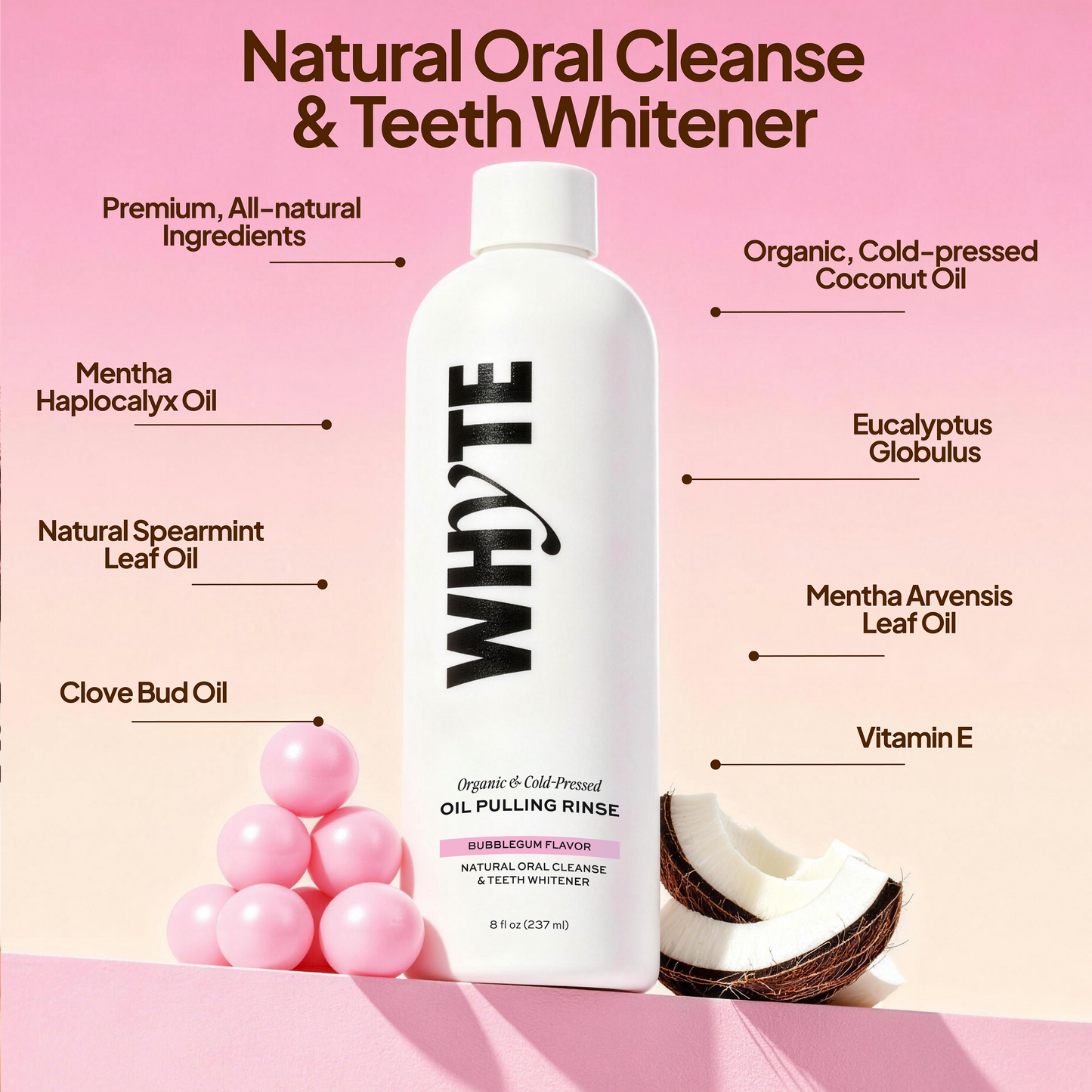 Bubblegum Oil Pulling Rinse