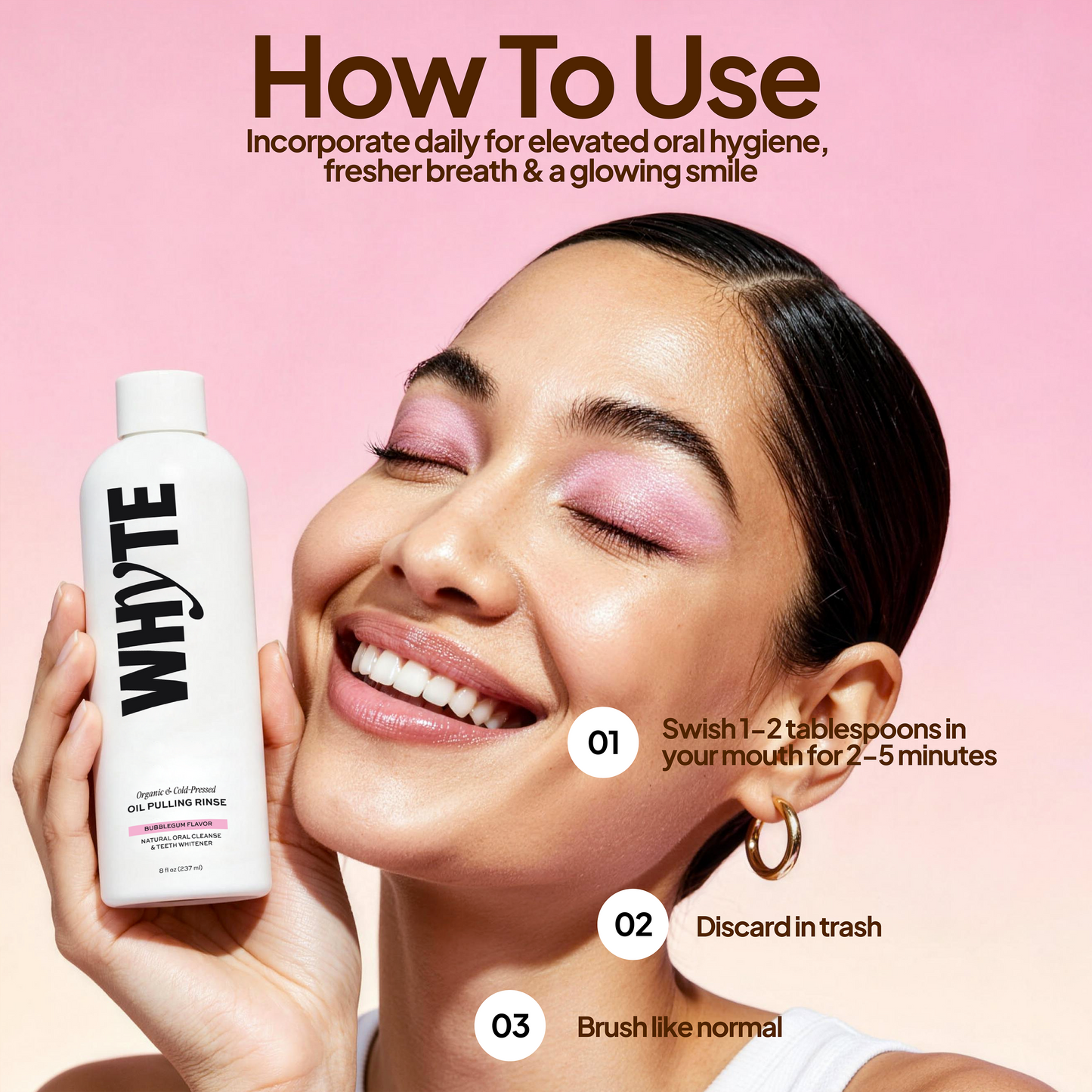 Bubblegum Oil Pulling Rinse