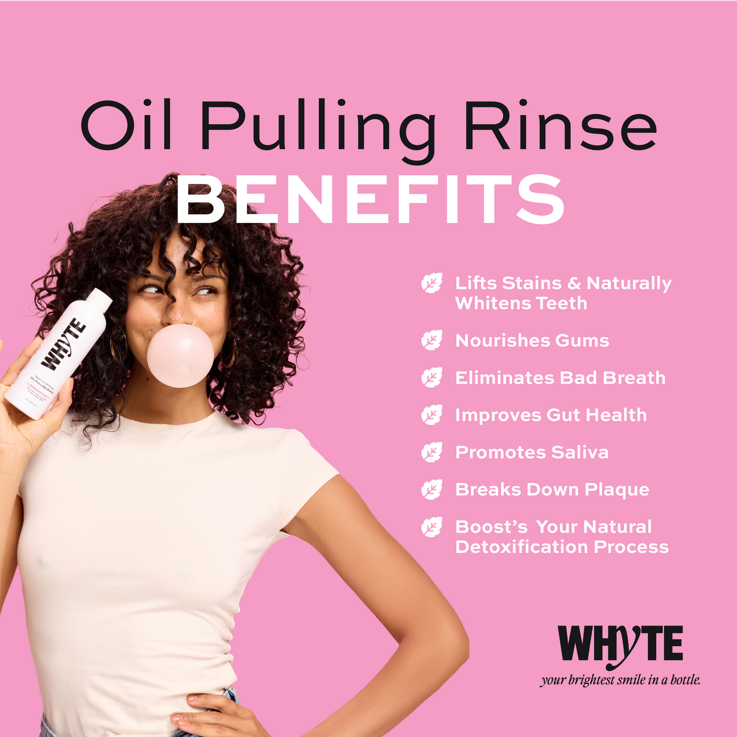 Bubblegum Oil Pulling Rinse